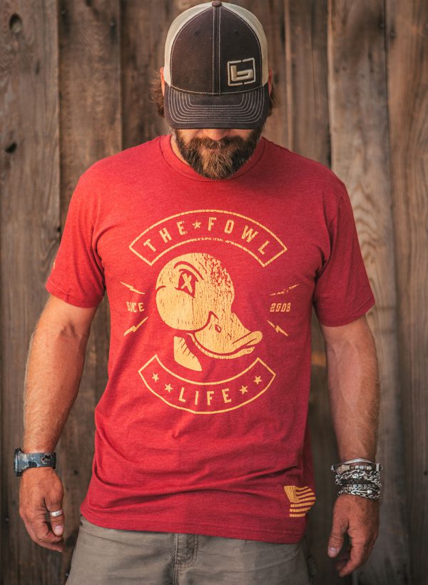 The Fowl Life red tee